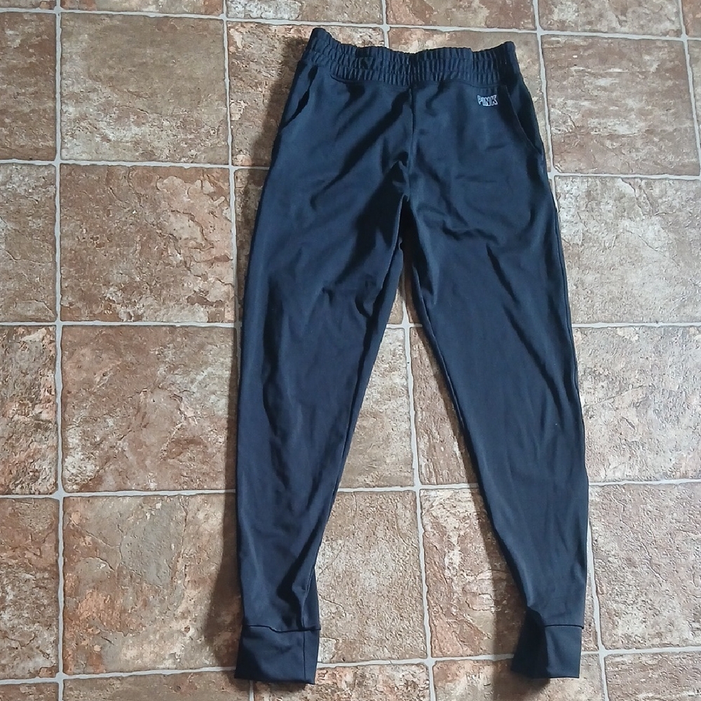 GUC V.S PINK Active Black Jogger Sweatpants Size Small